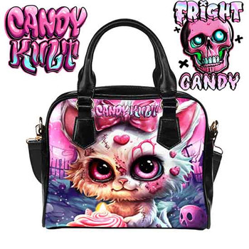 From Paris To The Grave Fright Candy Classic Convertible Crossbody Handbag