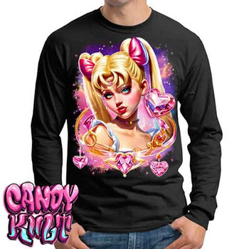 Sailor Scout Retro Candy - Mens Long Sleeve Tee