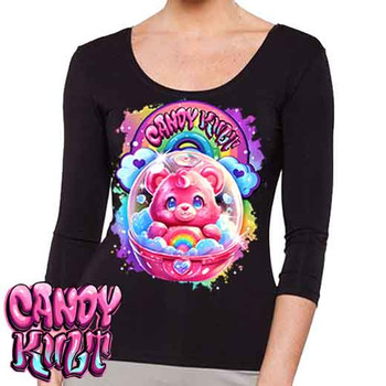 Capsule From Care-A-Lot - Ladies 3/4 Long Sleeve Tee