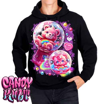 Gumball Wishes Retro Candy - Mens / Unisex Fleece Hoodie