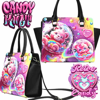 Gumball Wishes Retro Candy Crossbody Handbag