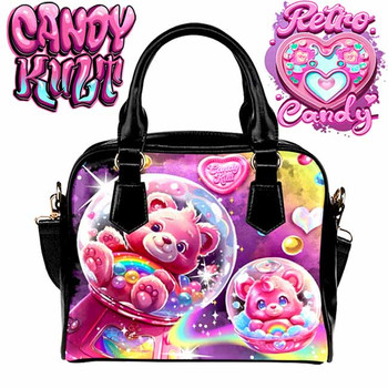 Gumball Wishes Retro Candy Classic Convertible Crossbody Handbag