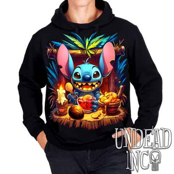 Stitch Tiki Bar - Mens / Unisex Fleece Hoodie