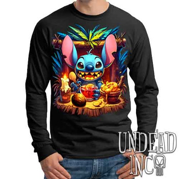 Stitch Tiki Bar - Mens Long Sleeve Tee