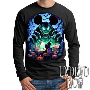 Mickey Monsters Come To Life - Mens Long Sleeve Tee