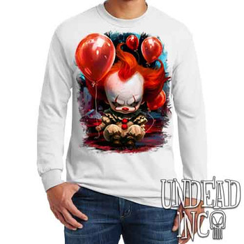 Little Pennywise - Men's Long Sleeve WHITE Tee
