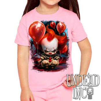 Little Pennywise - Kids Unisex PINK Girls and Boys T shirt