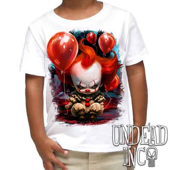 Little Pennywise - Kids Unisex WHITE Girls and Boys T shirt