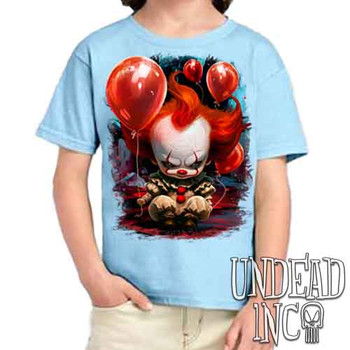 Little Pennywise - Kids Unisex BLUE Girls and Boys T shirt