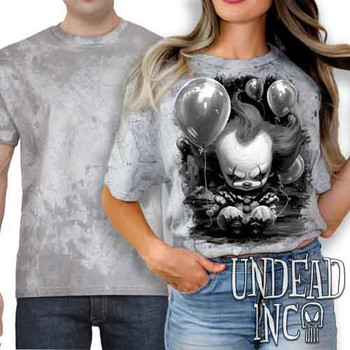 Little Pennywise Black & Grey - UNISEX COLOUR BLAST SMOKE T-Shirt