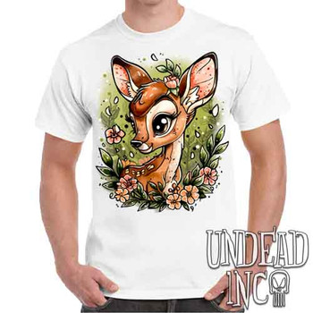 Bambi Tattoo Art - Men's White T-Shirt