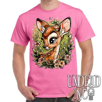 Bambi Tattoo Art - Men's Pink T-Shirt