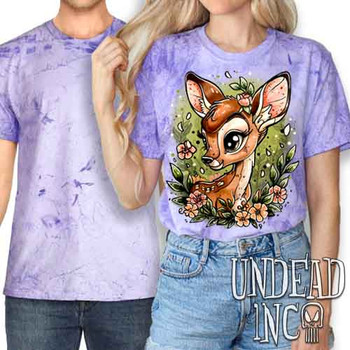 Bambi Tattoo Art - UNISEX COLOUR BLAST PURPLE T-Shirt