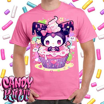 Spookycore Cupcake Kawaii Candy - Men's Pink T-Shirt