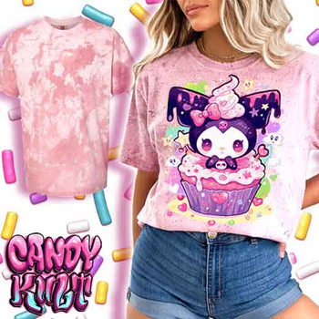 Spookycore Cupcake Kawaii Candy - UNISEX COLOUR BLAST CLAY T-Shirt