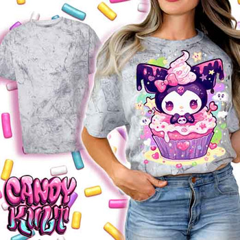 Spookycore Cupcake Kawaii Candy - UNISEX COLOUR BLAST SMOKE T-Shirt