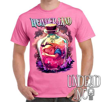 Dreaming Of Wonderland - Men's Pink T-Shirt