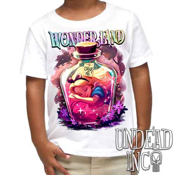 Dreaming Of Wonderland - Kids Unisex WHITE Girls and Boys T shirt