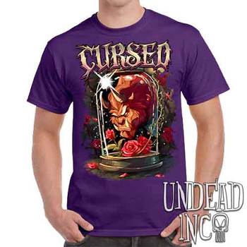 Cursed Beast - Men's Purple T-Shirt