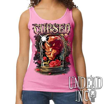 Cursed Beast - Ladies PINK Singlet Tank