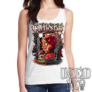 Cursed Beast - Ladies WHITE Singlet Tank