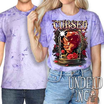 Cursed Beast - UNISEX COLOUR BLAST PURPLE T-Shirt
