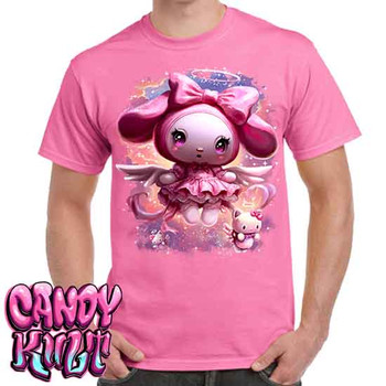 Angelic Melody Kawaii Candy - Men's Pink T-Shirt