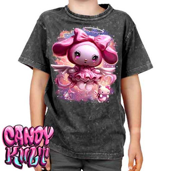Angelic Melody Kawaii Candy - Kids Unisex STONE WASH Girls and Boys T shirt