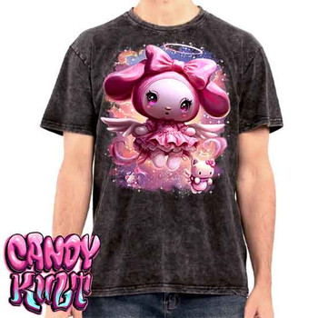 Angelic Melody Kawaii Candy - UNISEX STONE WASH T-Shirt