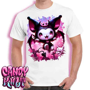 Little Devil Kawaii Candy  - Men's White T-Shirt