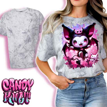 Little Devil Kawaii Candy - UNISEX COLOUR BLAST SMOKE T-Shirt