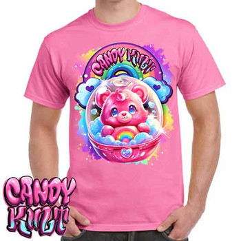 Capsule From Care-A-Lot Retro Candy - Men's Pink T-Shirt