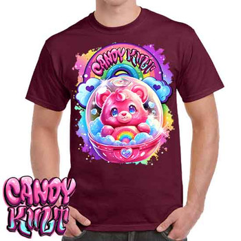 Capsule From Care-A-Lot Retro Candy - Men's  Maroon T-Shirt