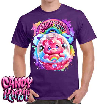 Capsule From Care-A-Lot Retro Candy - Men's Purple T-Shirt