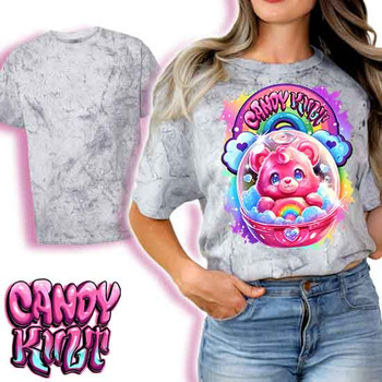 Capsule From Care-A-Lot Retro Candy - UNISEX COLOUR BLAST SMOKE T-Shirt