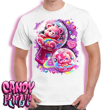 Gumball Wishes Retro Candy - Men's White T-Shirt