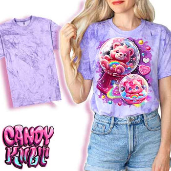Gumball Wishes Retro Candy - UNISEX COLOUR BLAST PURPLE T-Shirt