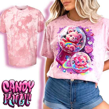 Gumball Wishes Retro Candy - UNISEX COLOUR BLAST CLAY T-Shirt