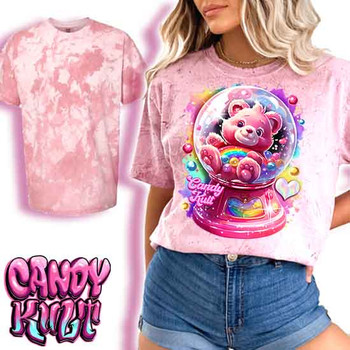 Care-A-Lot Gumball Machine Retro Candy - UNISEX COLOUR BLAST CLAY T-Shirt