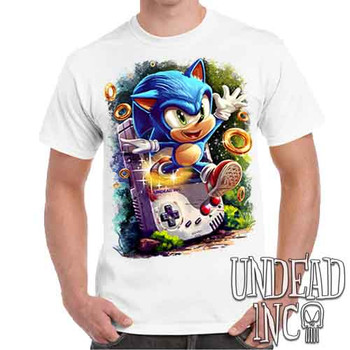 Sonic Blast From The Past - Men's White T-Shirt