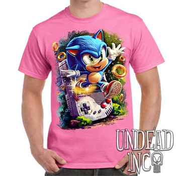 Sonic Blast From The Past - Men's Pink T-Shirt