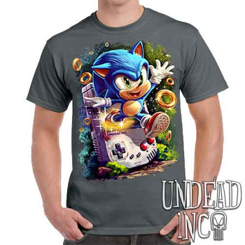 Sonic Blast From The Past - Men's Charcoal T-Shirt
