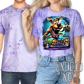 Mystery Machine Monster - UNISEX COLOUR BLAST PURPLE T-Shirt