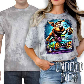 Mystery Machine Monster - UNISEX COLOUR BLAST SMOKE T-Shirt