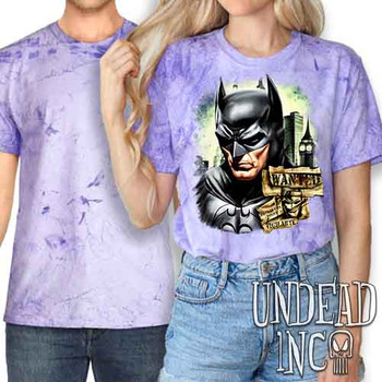 Wanted Vigilante - UNISEX COLOUR BLAST PURPLE T-Shirt