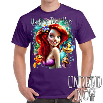 Under The Sea - Men's Purple T-Shirt
