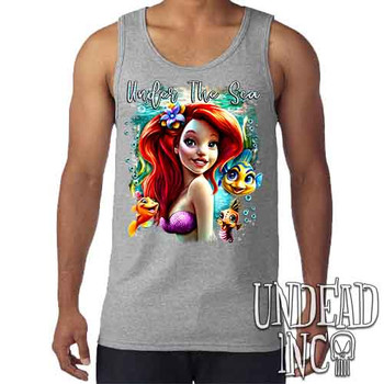 Under The Sea - Men's GREY Tank Singlet