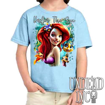 Under The Sea - Kids Unisex BLUE Girls and Boys T shirt