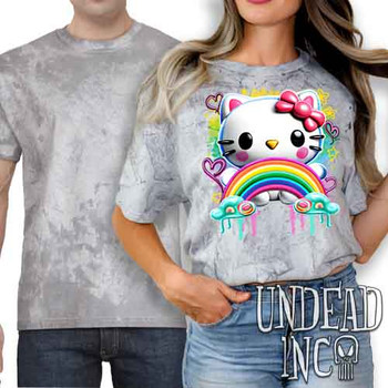 Kitty Rainbow - UNISEX COLOUR BLAST SMOKE T-Shirt