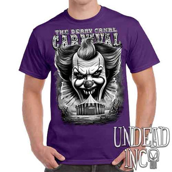 Derry Canal Carnival Black & Grey - Men's Purple T-Shirt